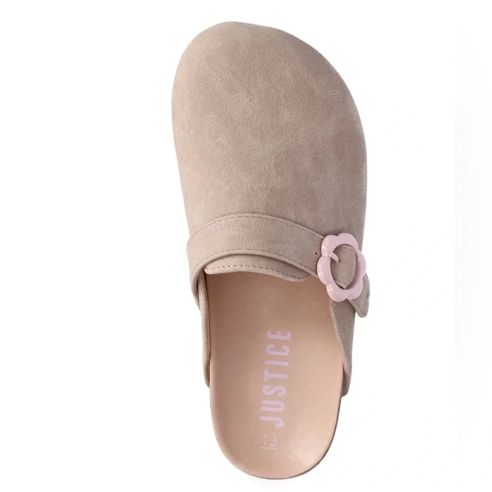 Justice Little Girls & Big Girls Unlined Platform Clogs size 3